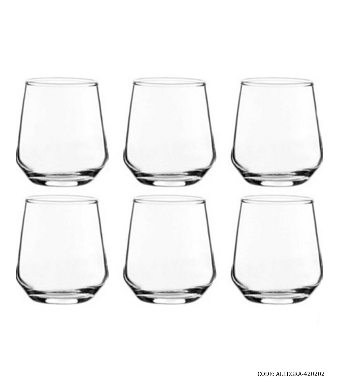 شات بلوری ترک بسته 6 عددی ALLEGRA