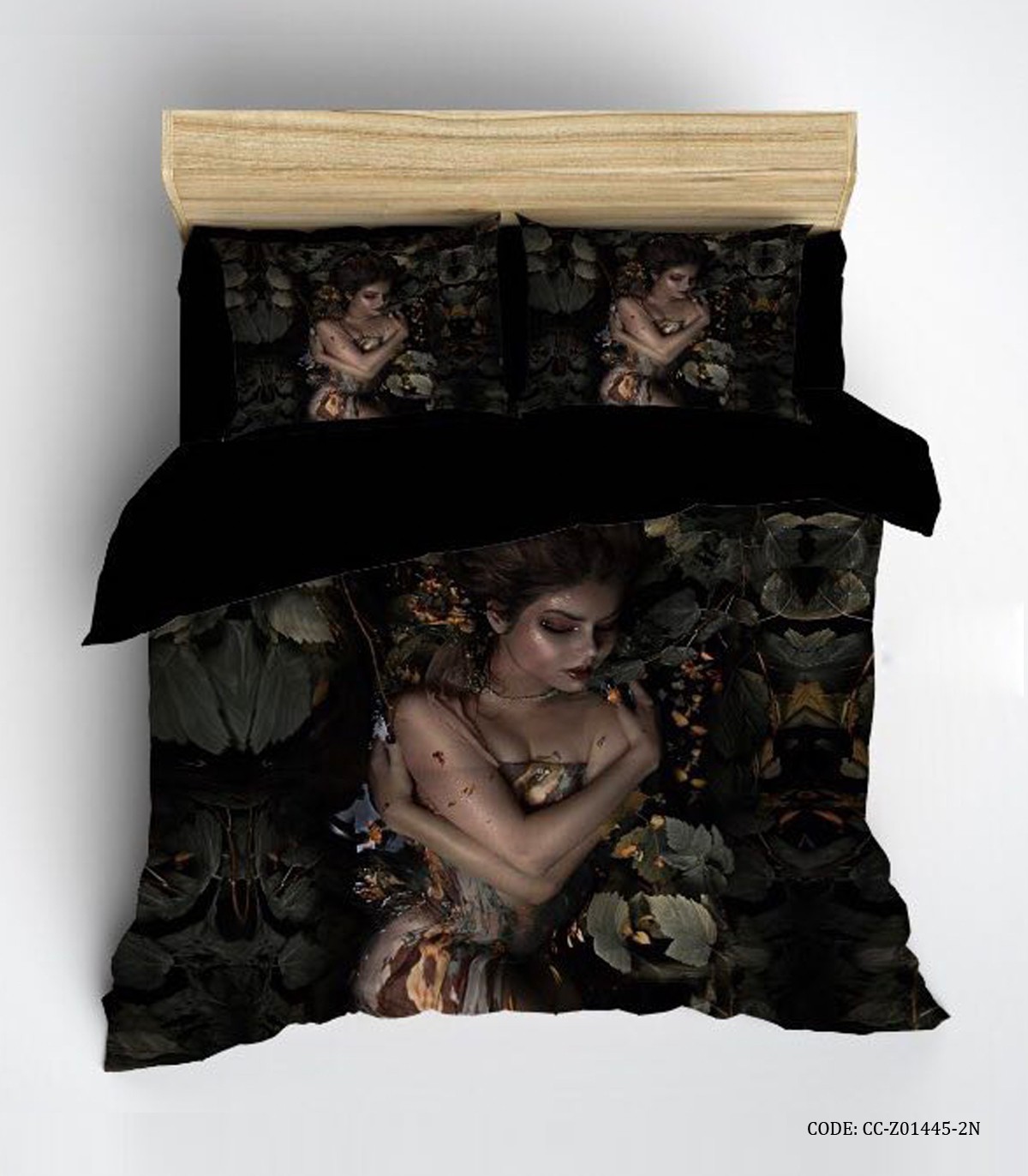 روتختی مشکی طرح زن مدل Love At First Sight