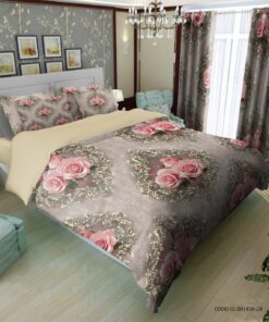 روتختی لحاف دوخت دار طرح گل مدل آتلاز