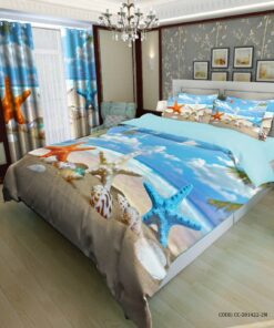 سرویس روتختی تم دریایی مدل ساحل و ستاره دریایی