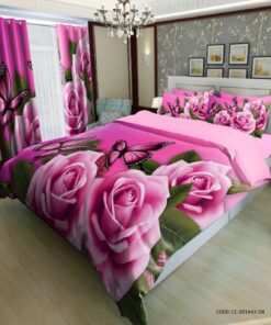 روتختی طرح گل رز صورتی طرح آناشید