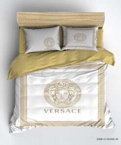 روتختی اسپرت سفید طلایی طرح ورساچه