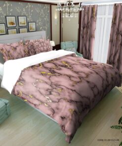 روتختی دو نفره و یک نفره طرح مرمر صورتی مدل سایا