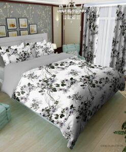 سرویس روتختی دو نفره و یکنفره طرح گل مدل ژالین