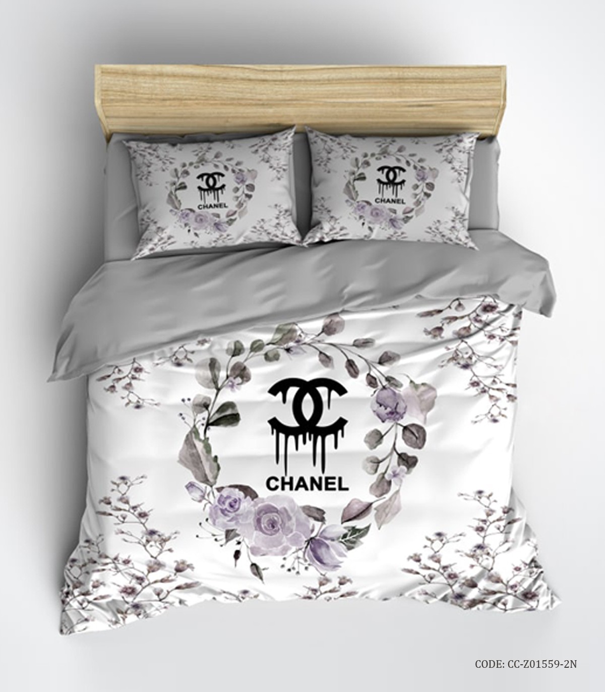 لحاف روتختی اسپرت دخترانه طرح برند شنل و گل