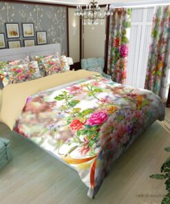 سرویس لحاف روتختی گل دار طرح نامریلا