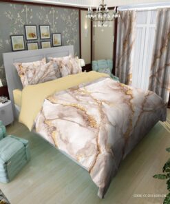 سرویس لحاف روتختی شیک و ساده طرح مرمر