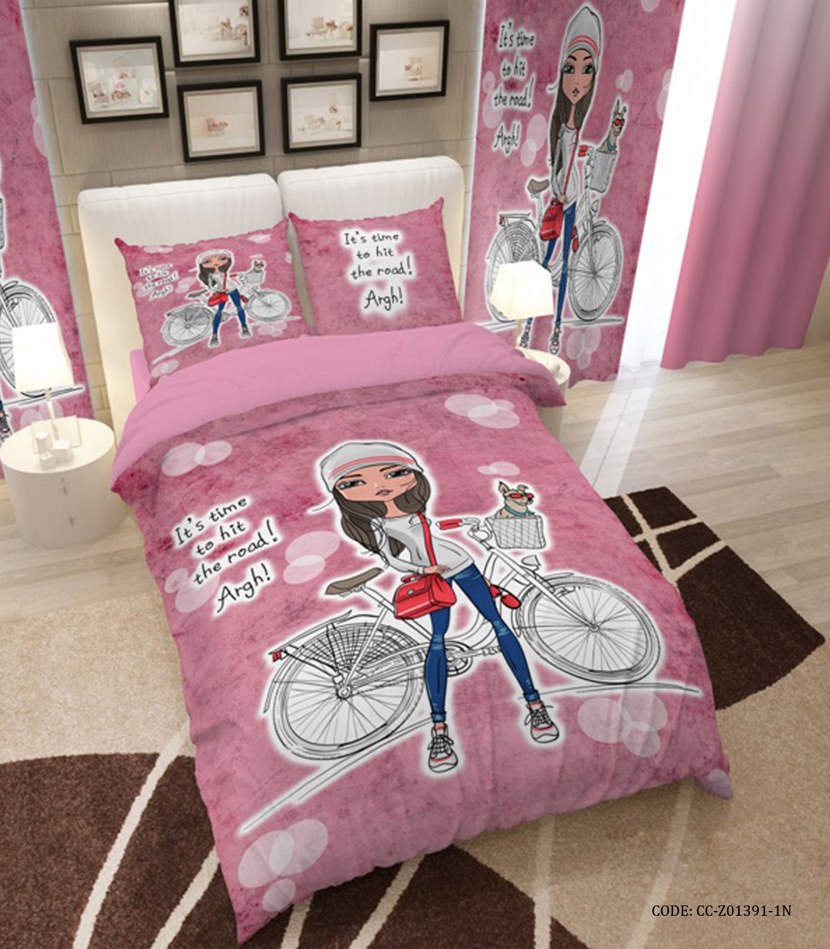 روتختی نوجوان دخترانه مدل Time to hit the road