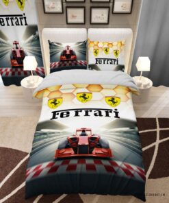 روتختی پسرانه لحاف دوخت دار طرح ماشین مسابقه ای فراری