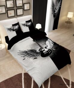 سرویس روتختی پسرانه با لحاف دوخت دار طرح گیتار