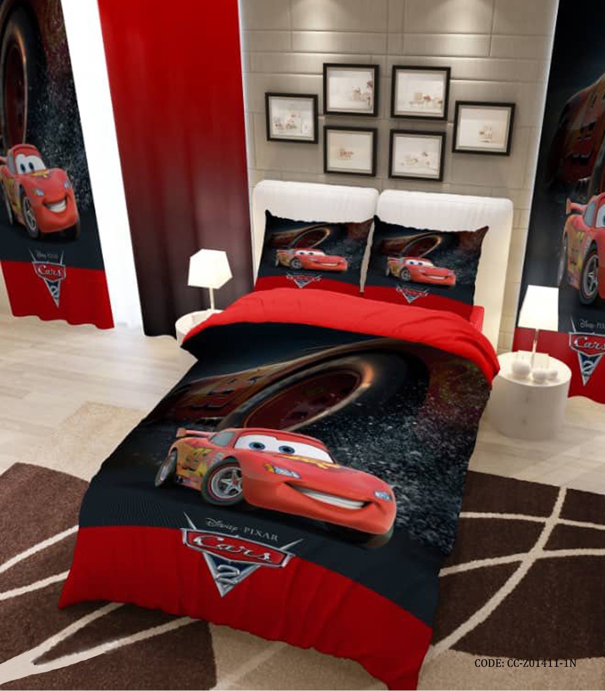 روتختی پسرانه انیمیشن ماشین ها مدل مک کویین