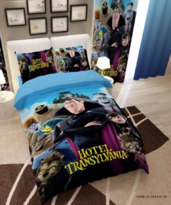 لحاف روتختی کودک دخترانه و پسرانه طرح هتل ترانسیلوانیا و دراکولا