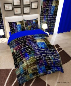 سرویس لحاف روتختی پسرانه طرح متن انگلیسی مدل Text Message