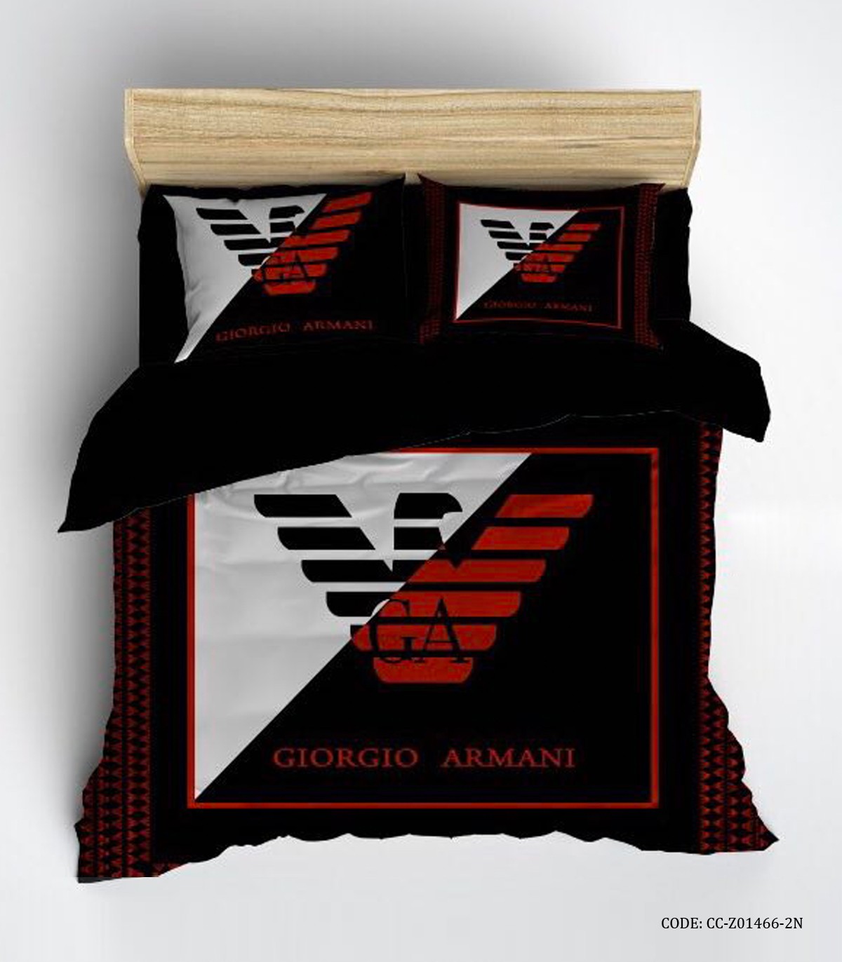 روتختی پسرانه مشکی قرمز GIOGRGIO ARMANI