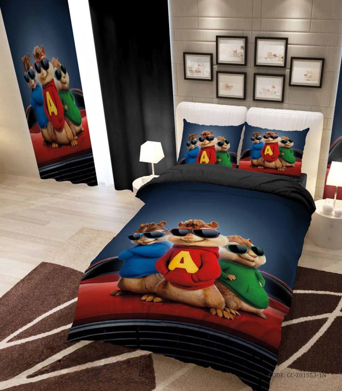 روتختی پسرانه طرح آلوین و سنجاب ها