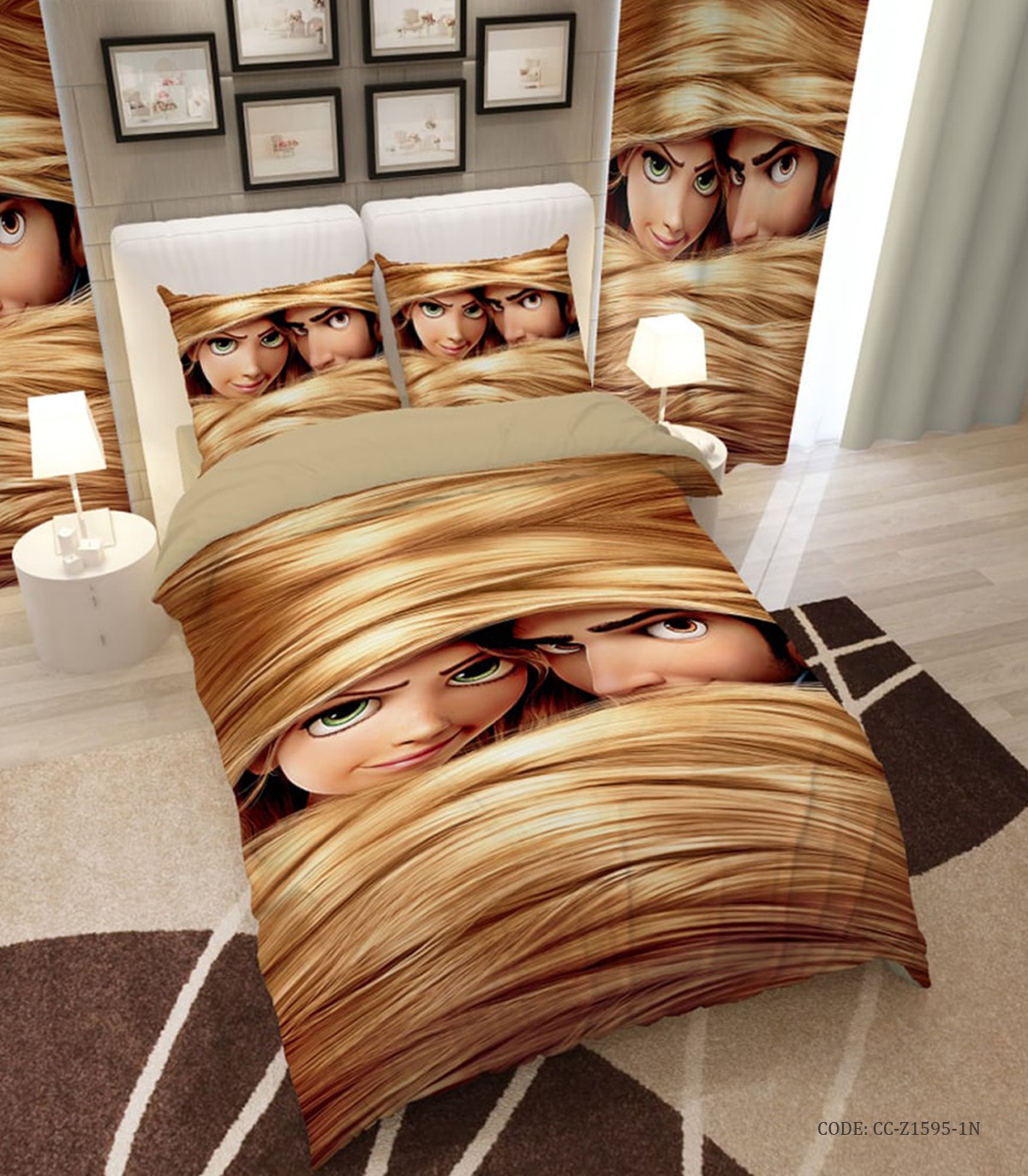 سرویس روتختی دخترانه طرح راپونزل