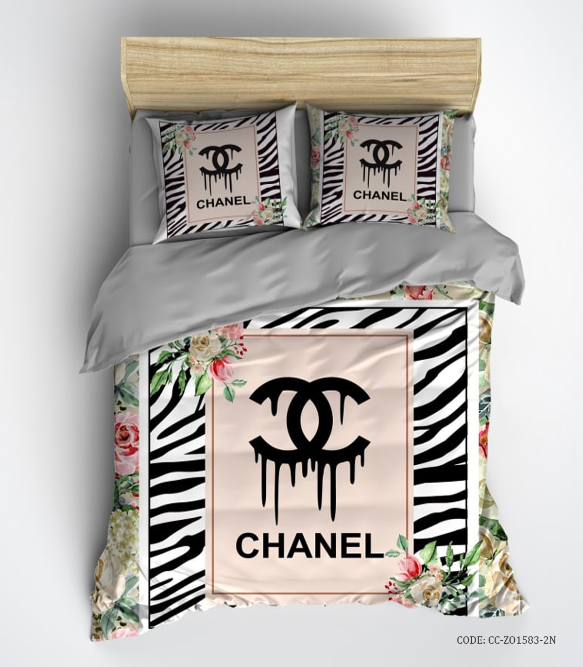 روتختی شیک دخترانه با طراحی گل برند CHANEL