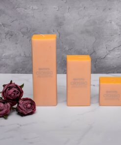 شمع مکعبی 7 سانتی گژک مجموعه سه عددی