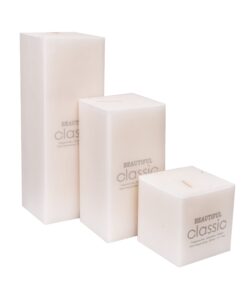 شمع مکعبی 7 سانتی گژک مجموعه سه عددی