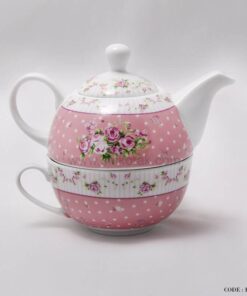 ست چای خوری یک نفره آنجل صورتی