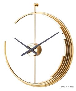 ساعت دیواری مدرن فلزی لوتوس مدل KARL طلایی