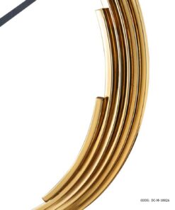 ساعت دیواری مدرن فلزی لوتوس مدل KARL طلایی