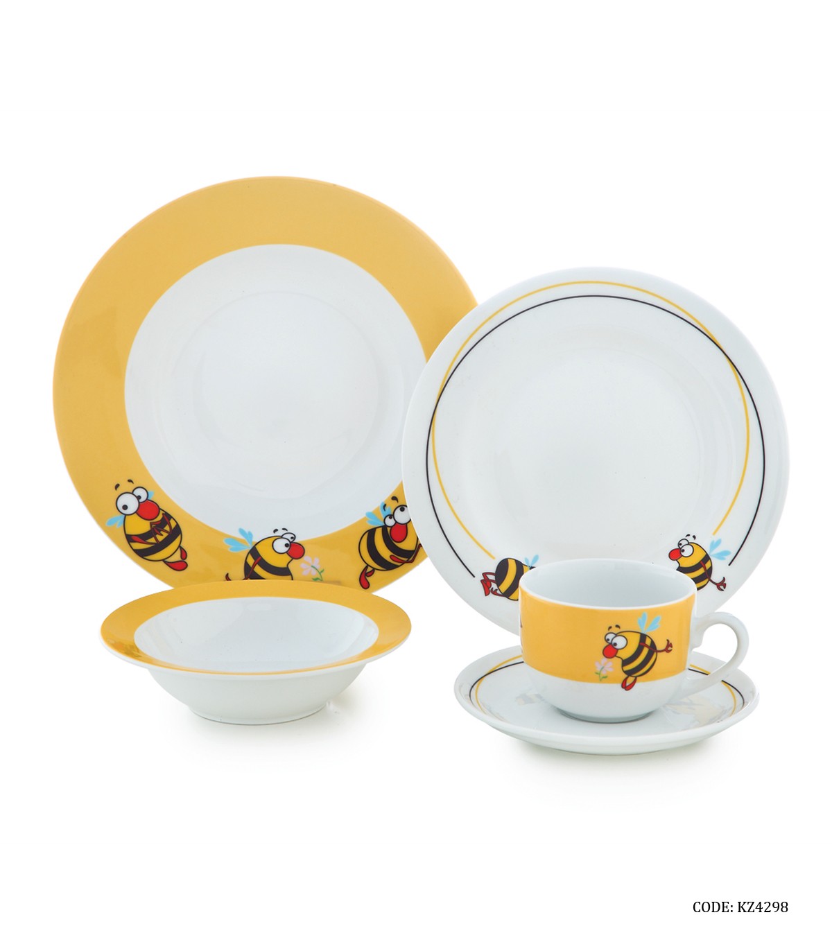 سرویس چینی غذا خوری کودک زرین طرح بامبل بی