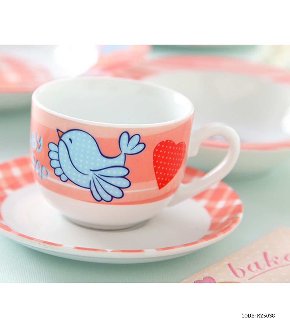 سرویس چینی کودک زرین طرح بیبی پپ