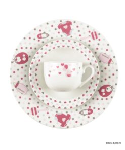 سرویس غذای کودک زرین طرح New Born صورتی