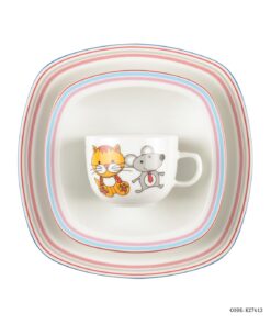 سرویس غذا خوری 5 پارچه کودک زرین طرح رابیت