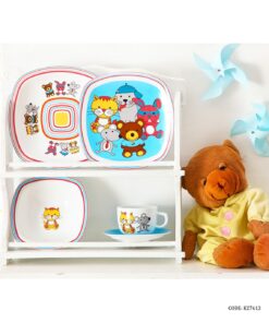 سرویس غذا خوری 5 پارچه کودک زرین طرح رابیت