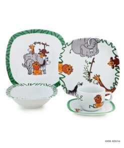 سرویس غذا خوری کودک زرین طرح جنگل