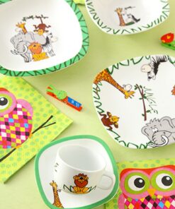 سرویس غذا خوری کودک زرین طرح جنگل