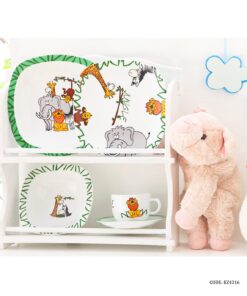 سرویس غذا خوری کودک زرین طرح جنگل