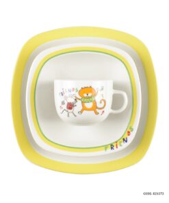 سرویس غذا خوری چینی کودک زرین طرح دوستان