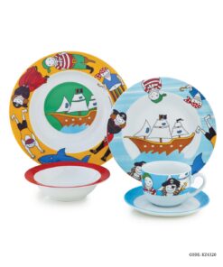 سرویس غذا خوری چینی کودک زرین طرح پایرت