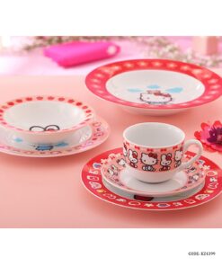 سرویس غذا خوری چینی کودک زرین طرح کیتی