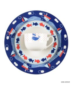 سرویس غذا خوری چینی کودک 5 تکه زرین طرح مارین