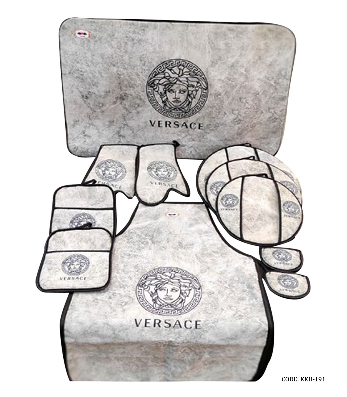 سرویس آشپزخانه پارچه ای 11 تکه طرح ورساچه