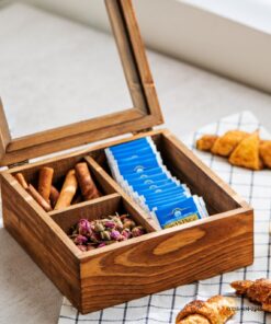 جعبه چوبی تیبگ 3 خانه مدل میلا