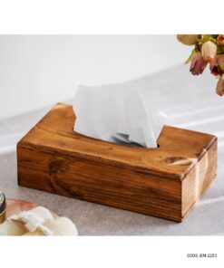 جعبه دستمال چوبی مدل لیلیا