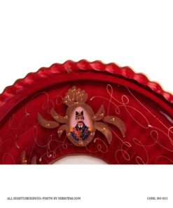 سرویس چای خوری شاه عباسی 14پارچه قرمز طلایی