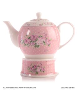 قوری وارمر چینی طرح آنجل صورتی