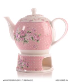 قوری وارمر چینی طرح آنجل صورتی