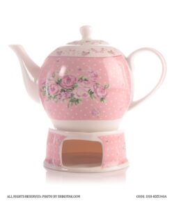 قوری وارمر چینی طرح آنجل صورتی