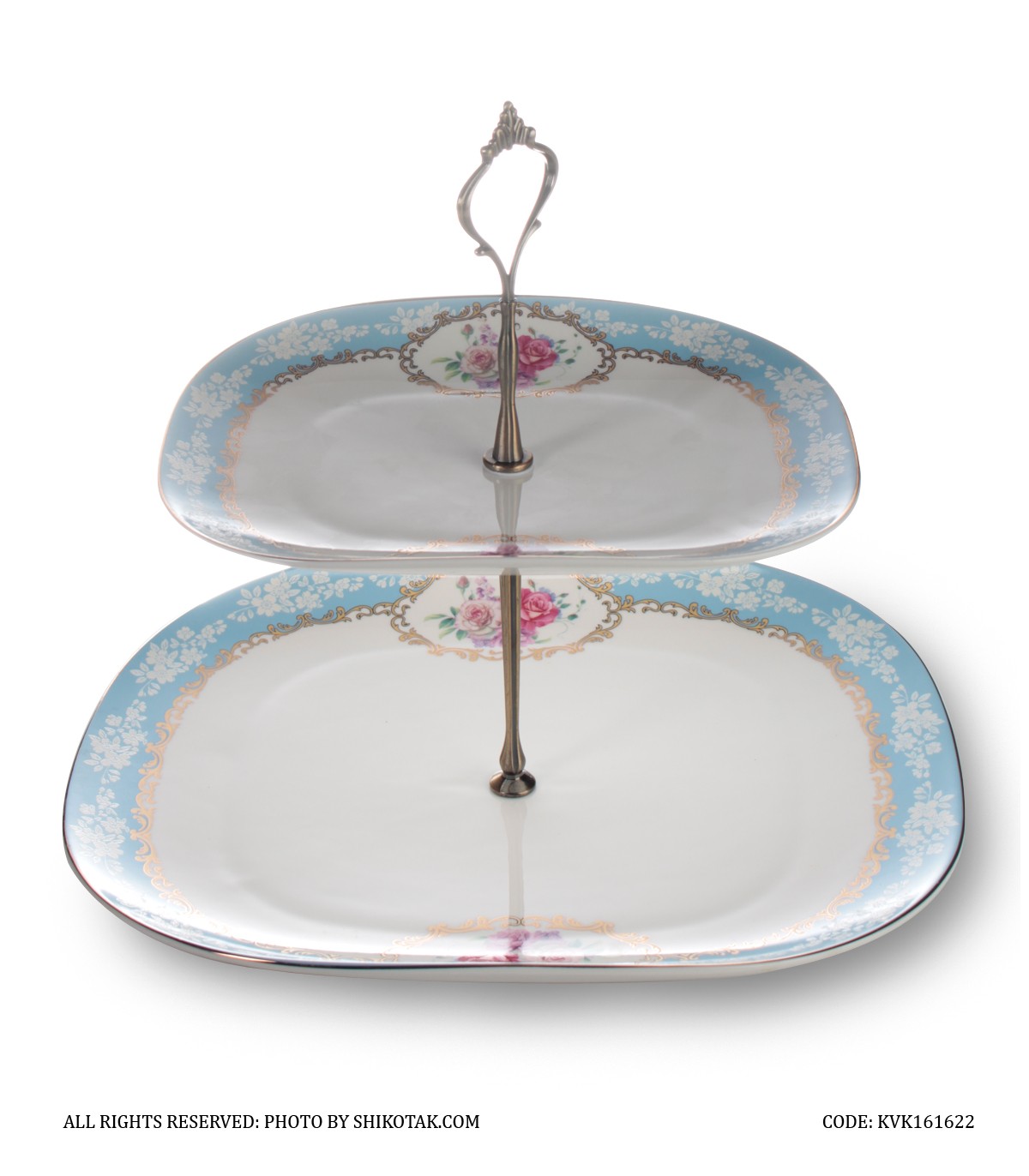 شیرینی خوری دو طبقه blue romance