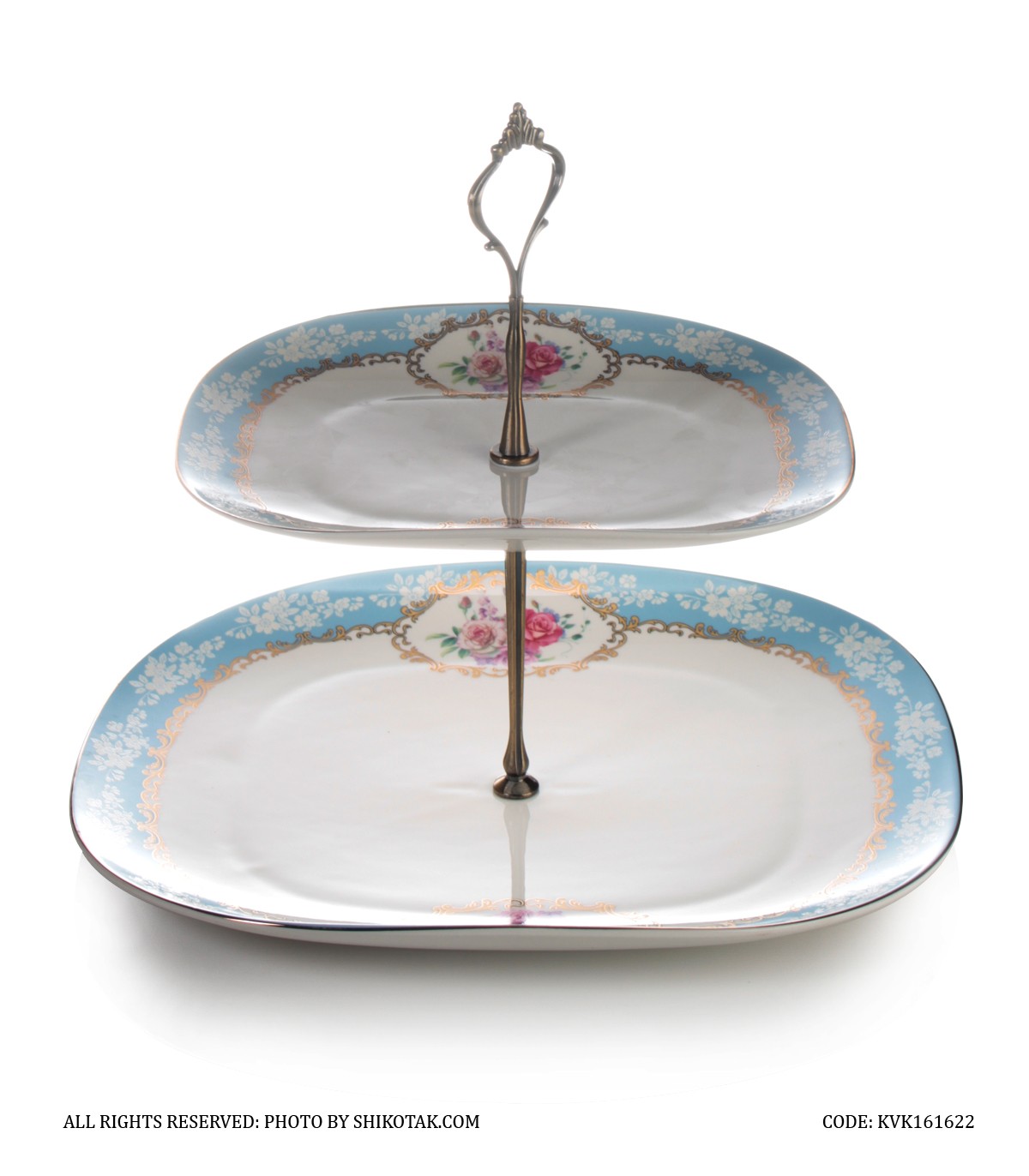 شیرینی خوری دو طبقه blue romance