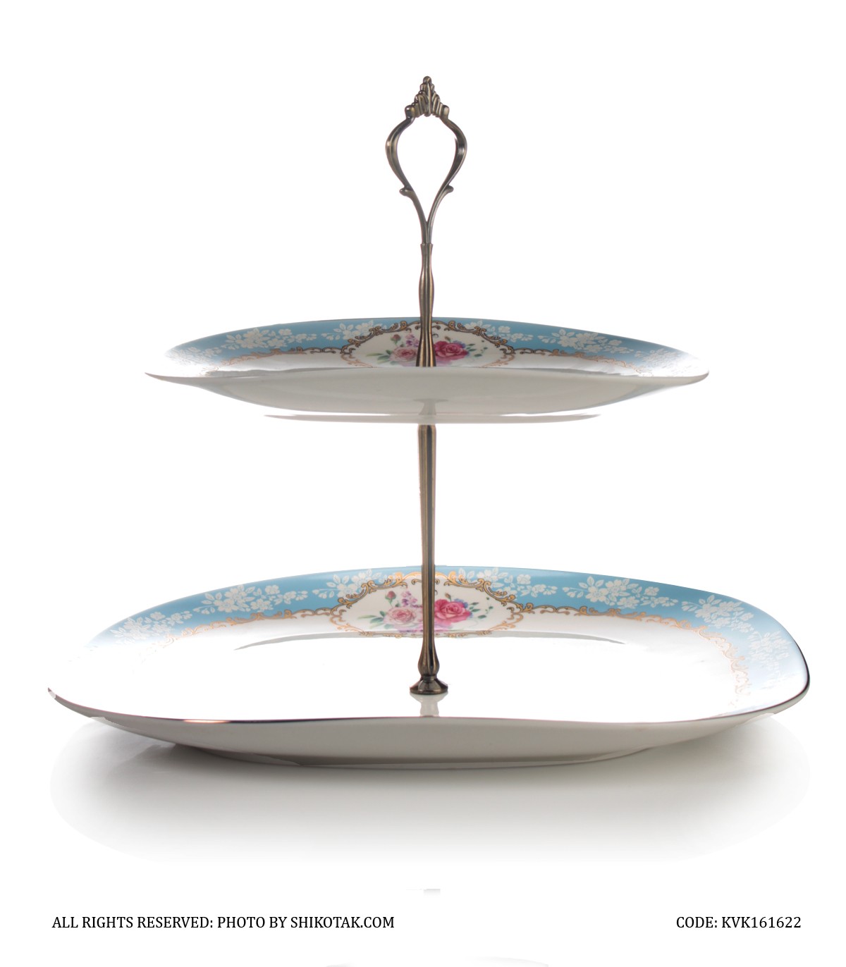 شیرینی خوری دو طبقه blue romance