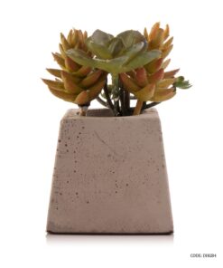 گلدان بتونی طرح هرم