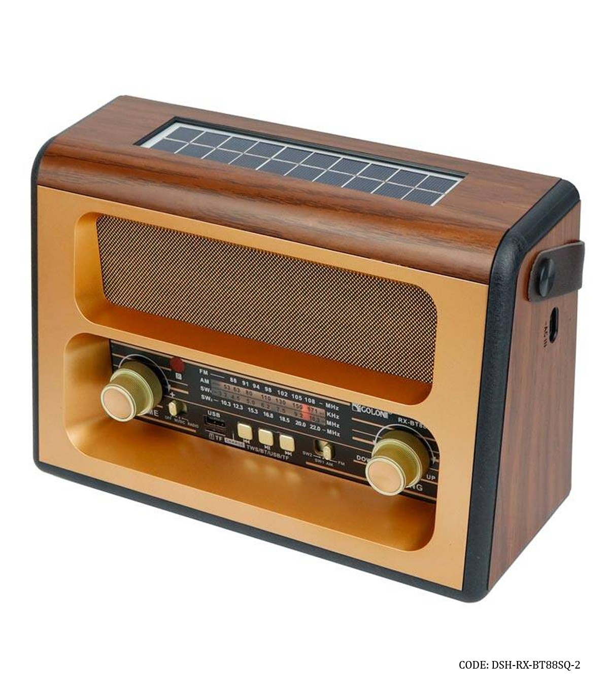 رادیو طرح قدیمی فلش خور 4 کاره مدل مارسی